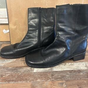 Covington black leather Bandit Boots-Size 8.5
